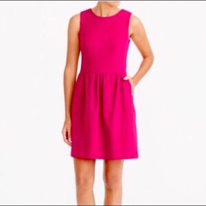 J Crew Factory Pink Sleeveless Midi Dress / Sz M